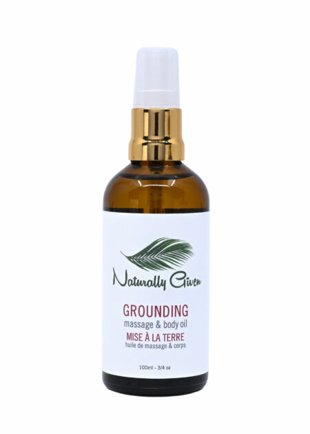 grounding massage oil