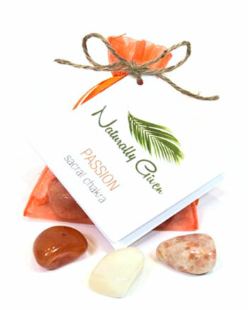 Passion, Sacral Chakra Crystal Pouch