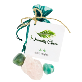 Love, Heart Chakra Crystal Pouch