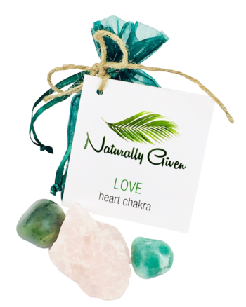 Love, Heart Chakra Crystal Pouch
