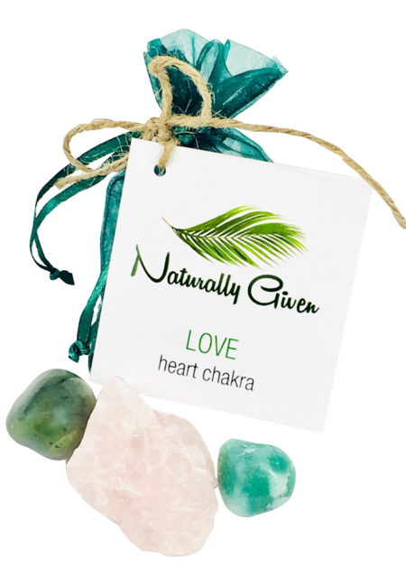 Love, Heart Chakra Crystal Pouch