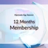 Harmonic Egg - 12 months membership
